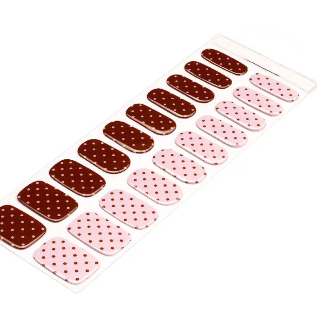 CHOCO POLKA | UÑAS DE GEL