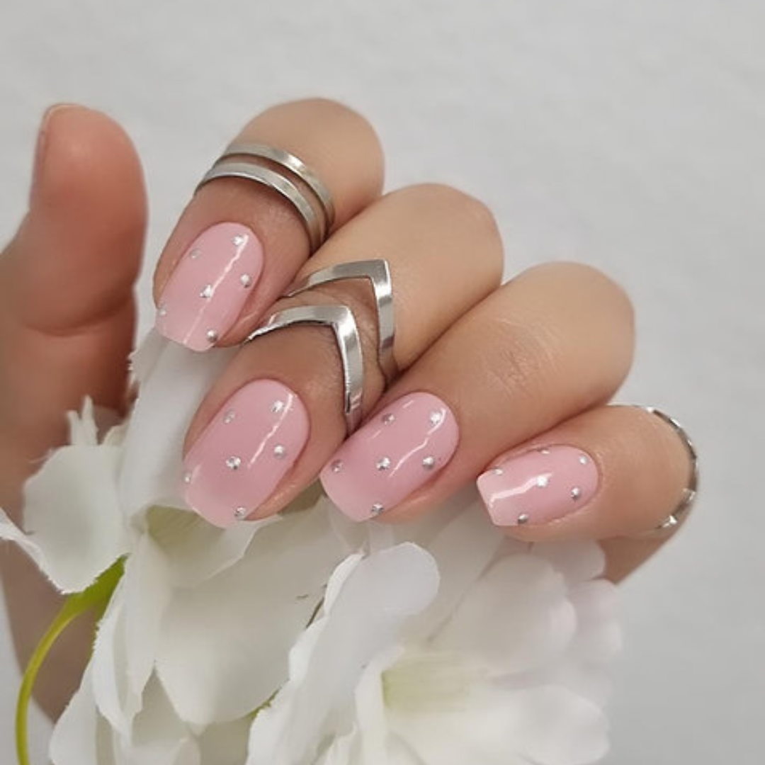 SILVER PINK | UÑAS DE GEL