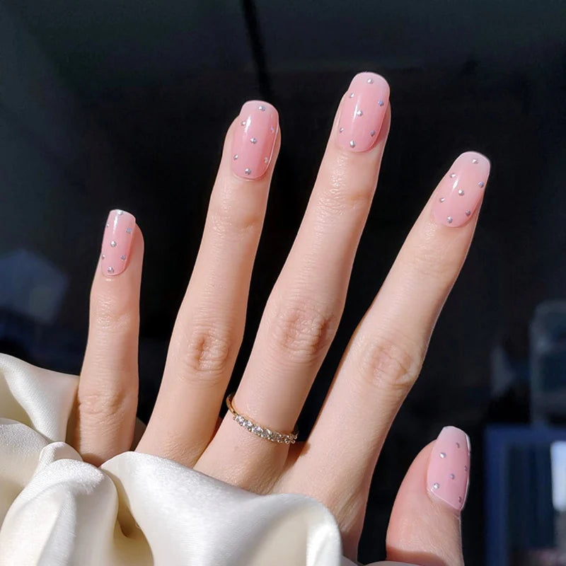 SILVER PINK | UÑAS DE GEL