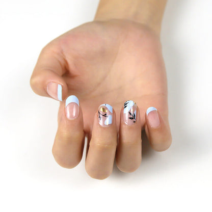 BLUE FLOWER | UÑAS DE GEL