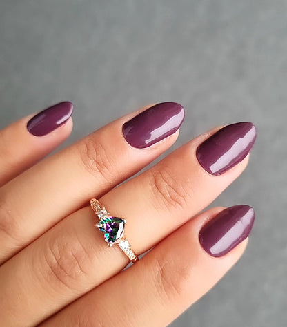 PURPLE LOVE | UÑAS DE GEL