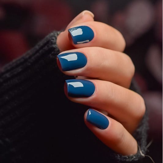BLUE NAVY | UÑAS DE GEL