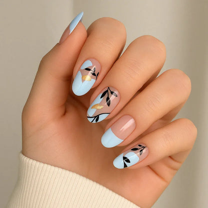 BLUE FLOWER | UÑAS DE GEL