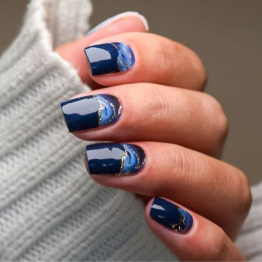 COSMIC SAPPHIRE | UÑAS DE GEL