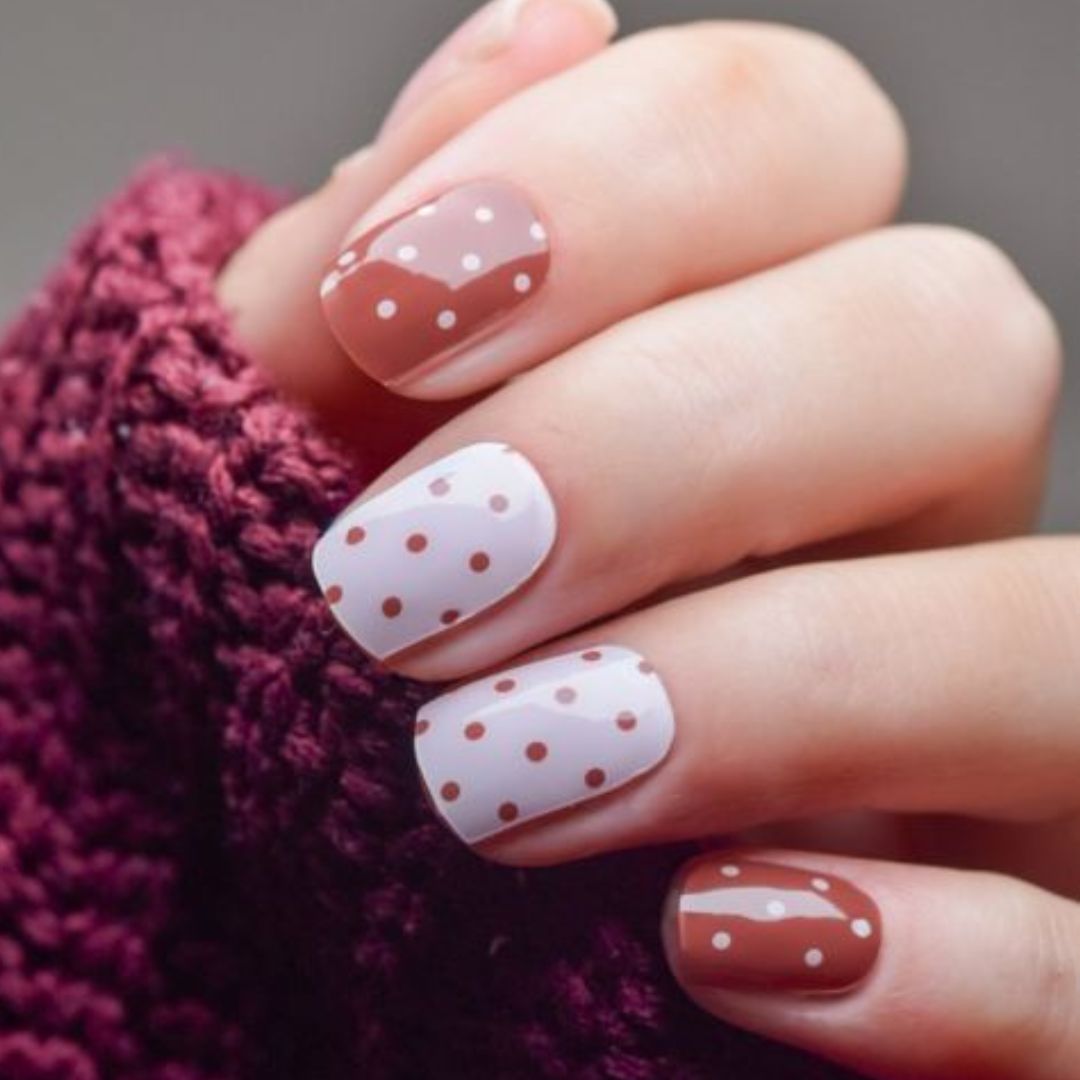 CHOCO POLKA | UÑAS DE GEL