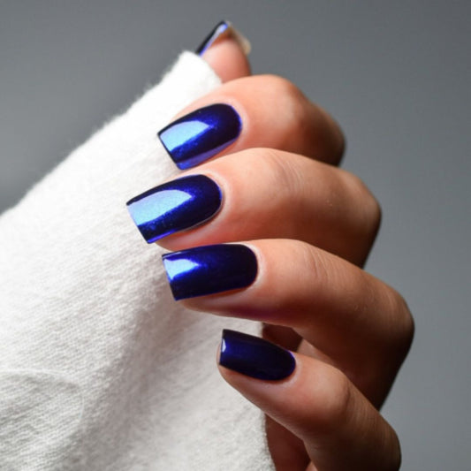 BLUE METAL | UÑAS DE GEL