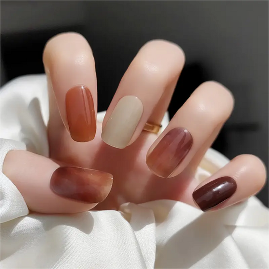 CARAMEL MACCHIATO | UÑAS DE GEL
