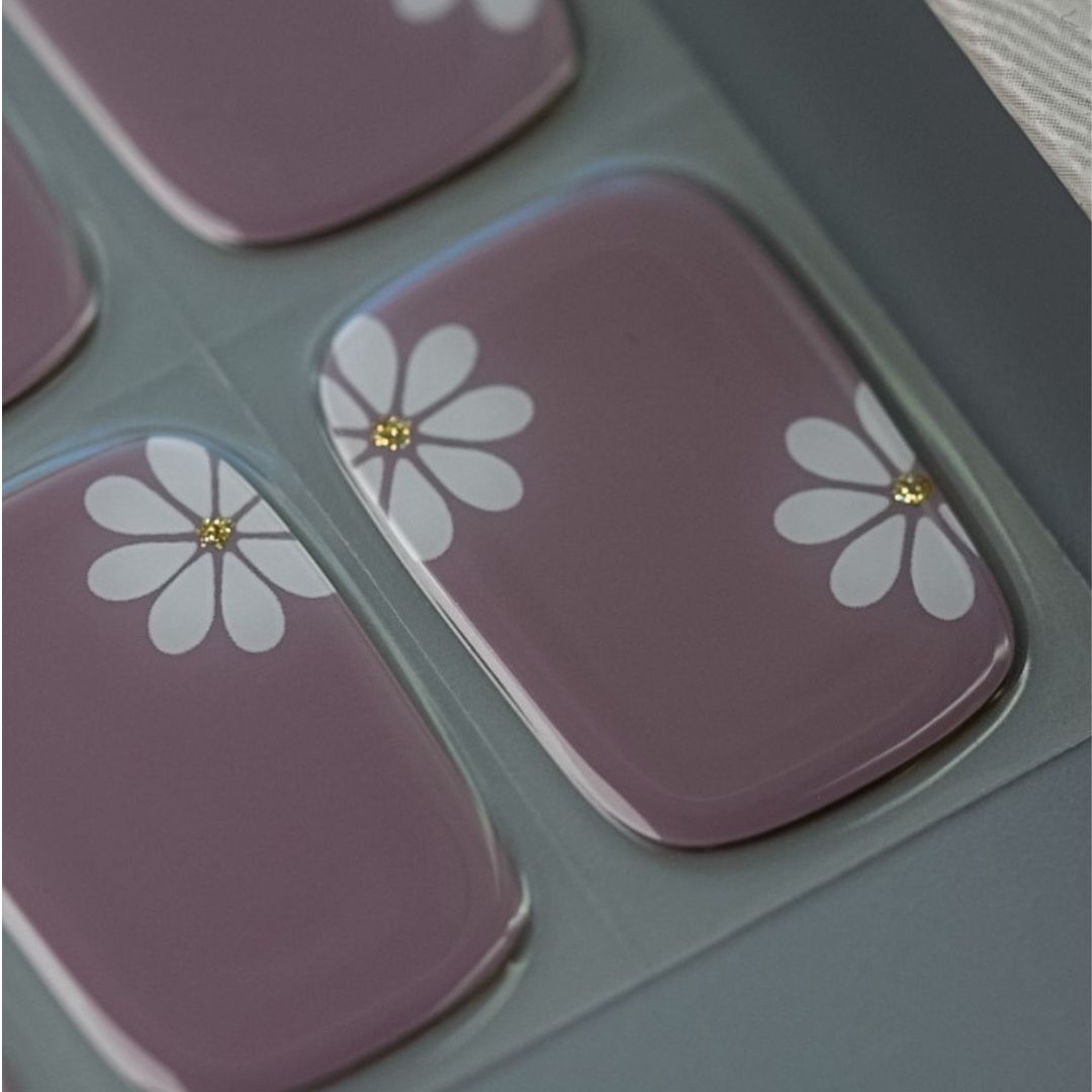 PURPLE FLOWER | UÑAS DE GEL
