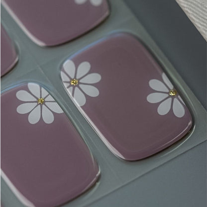 PURPLE FLOWER | UÑAS DE GEL