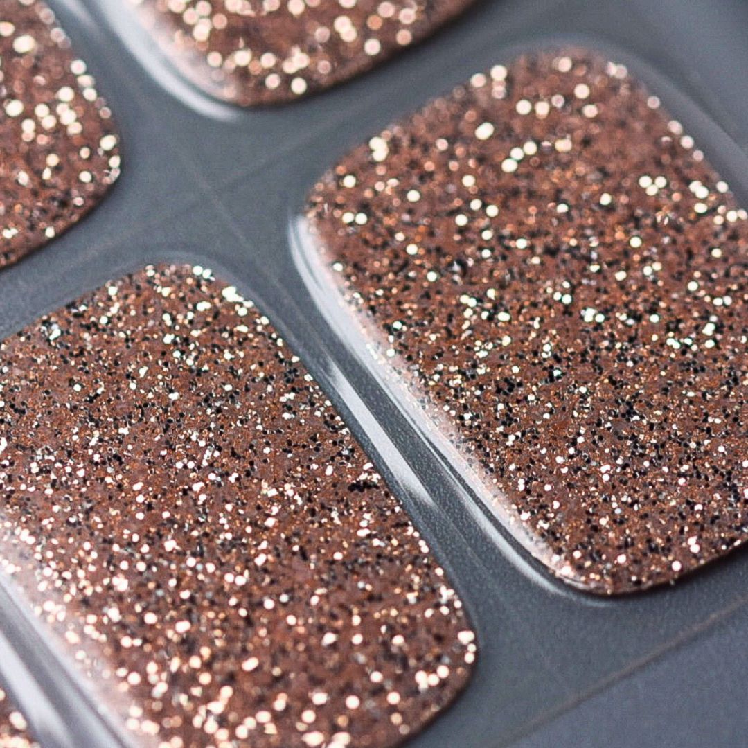 WHITE GLITTER | UÑAS DE GEL