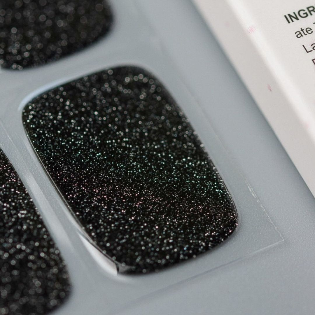 BLACK STARS | UÑAS DE GEL