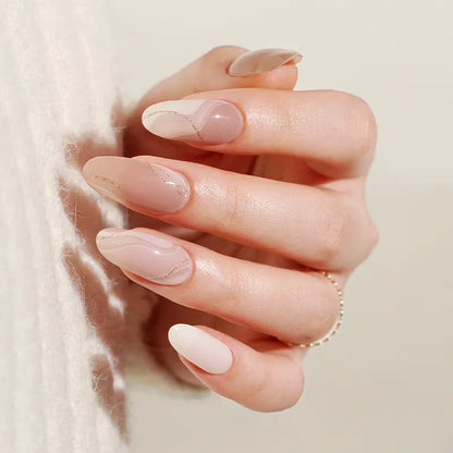 NUDE MARBLE | UÑAS DE GEL