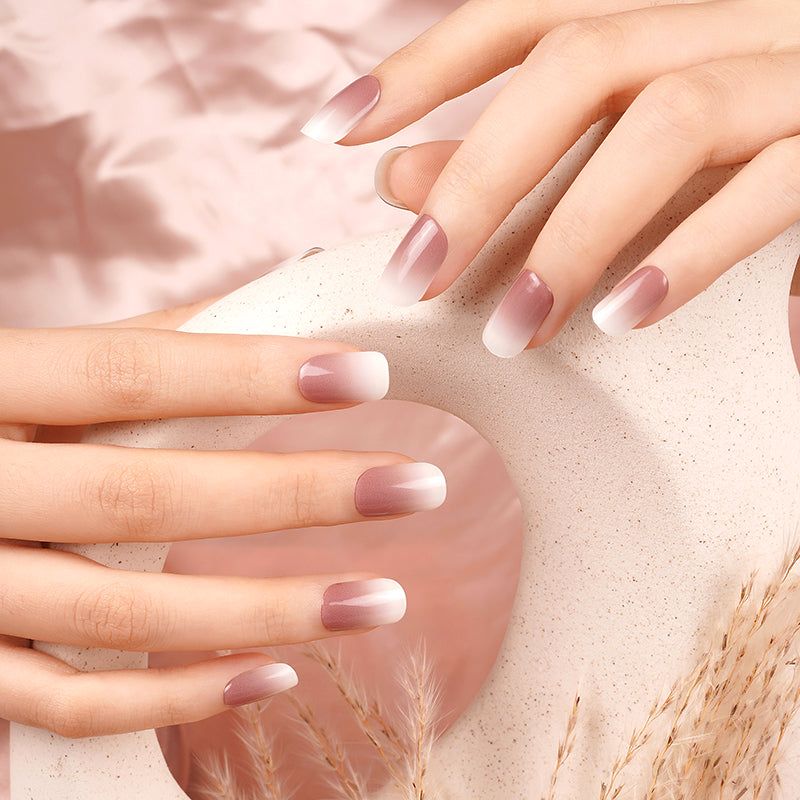 GRADIENT NUDE | UÑAS DE GEL