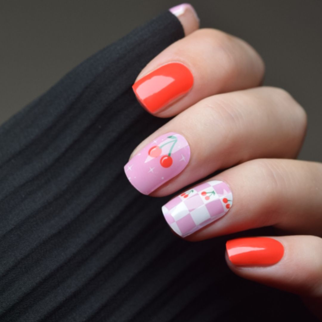 CHERRY POP | UÑAS DE GEL