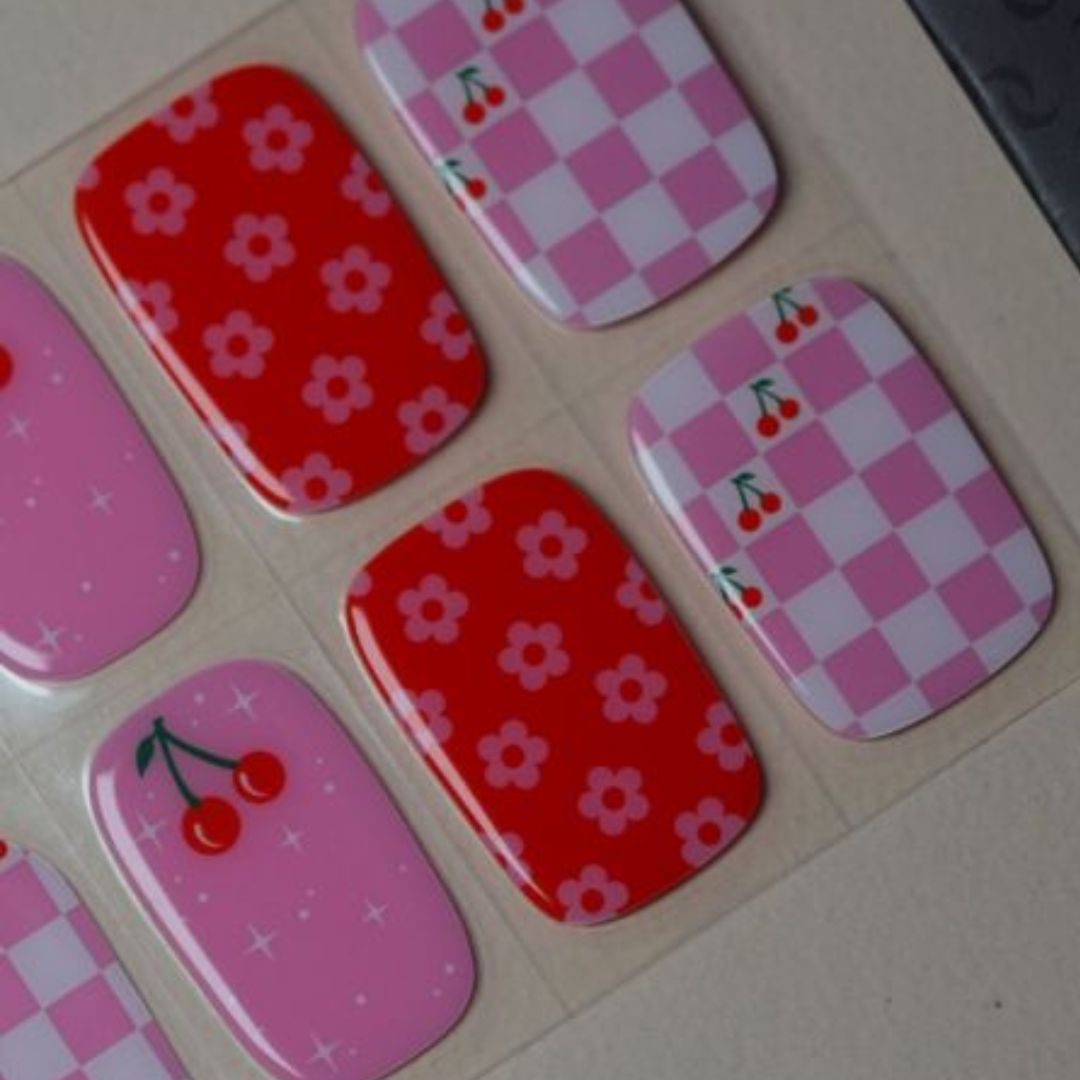 CHERRY POP | UÑAS DE GEL