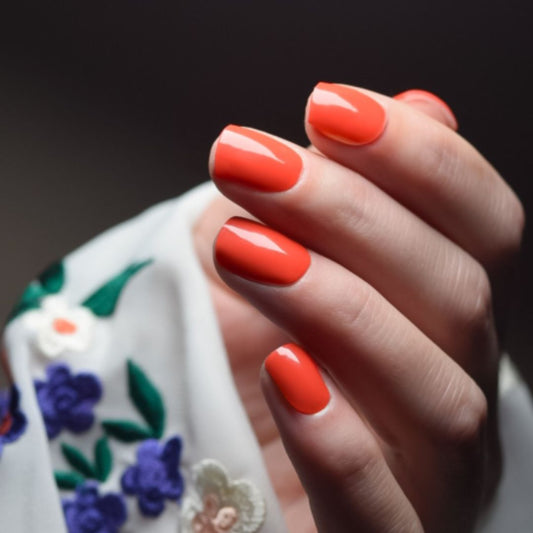 CORAL | UÑAS DE GEL