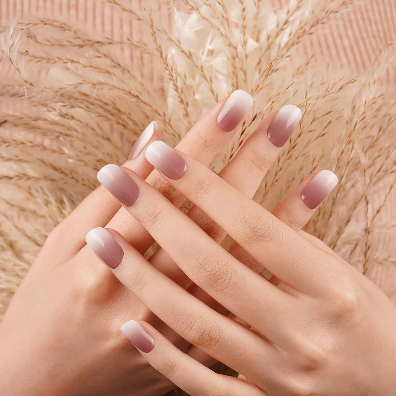 GRADIENT NUDE | UÑAS DE GEL