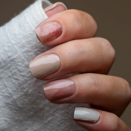 MARBLE SKIN | UÑAS DE GEL