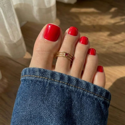 RED PEDICURE