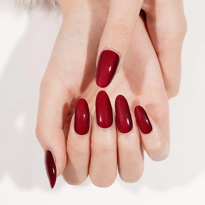 RED CAT-EYE | UÑAS DE GEL