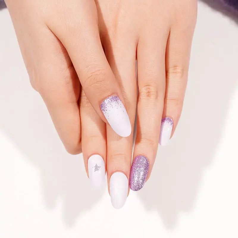 LAVANDA STARS | UÑAS DE GEL
