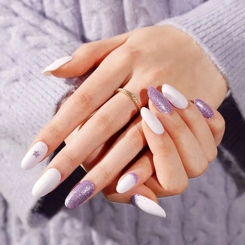 LAVANDA STARS | UÑAS DE GEL