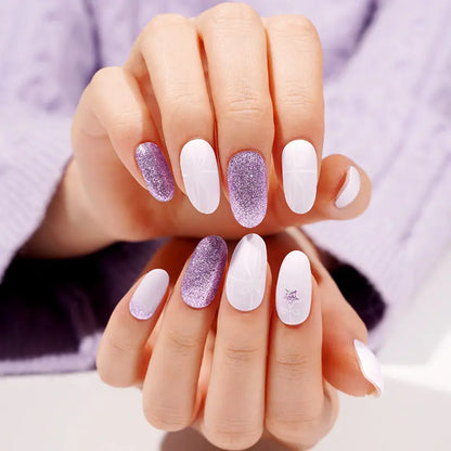 LAVANDA STARS | UÑAS DE GEL