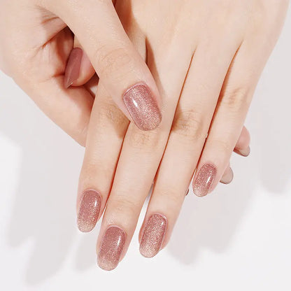 PINK CAT-EYE | UÑAS DE GEL