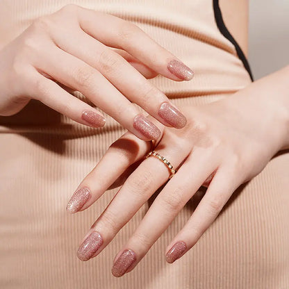 PINK CAT-EYE | UÑAS DE GEL