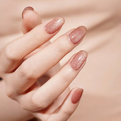PINK CAT-EYE | UÑAS DE GEL