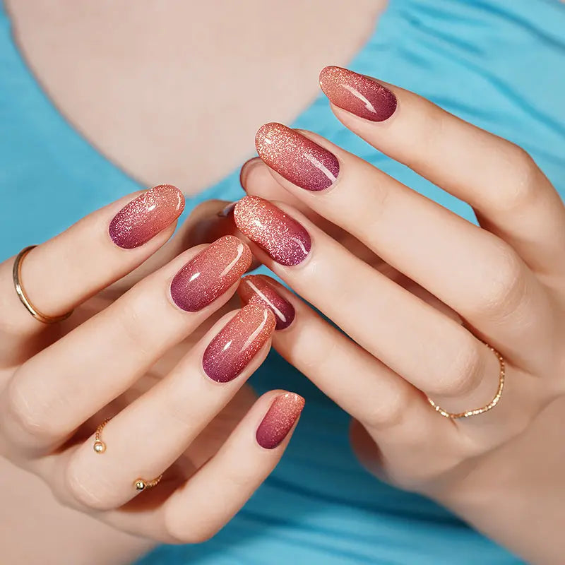 CHERRY CAT-EYE | UÑAS DE GEL