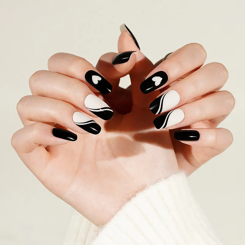BLACK LOVE | UÑAS DE GEL
