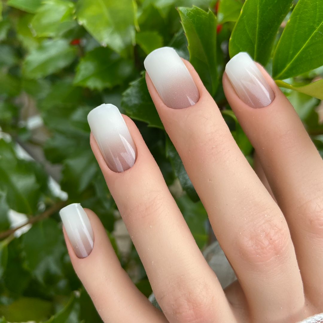 GRADIENT NUDE | UÑAS DE GEL