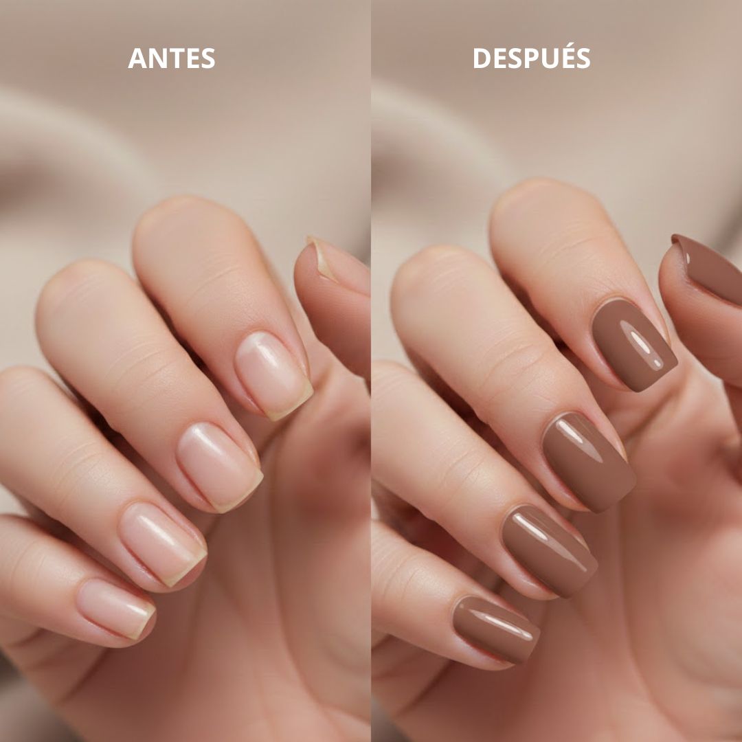 LIGHT COFFEE | UÑAS DE GEL