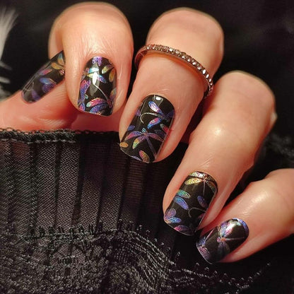 COSMIC DRAGONFLY | UÑAS DE GEL