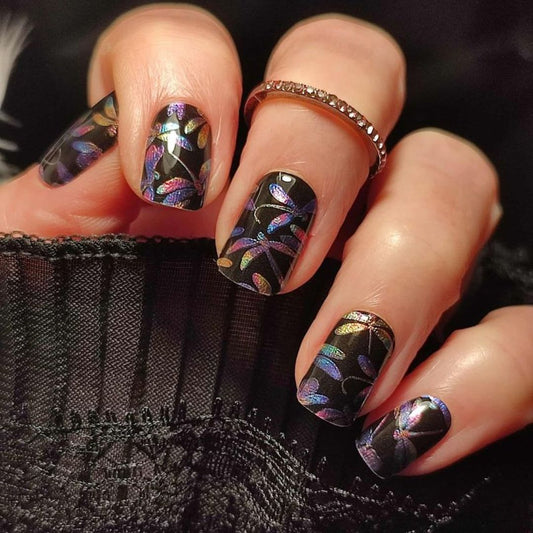 COSMIC DRAGONFLY | UÑAS DE GEL