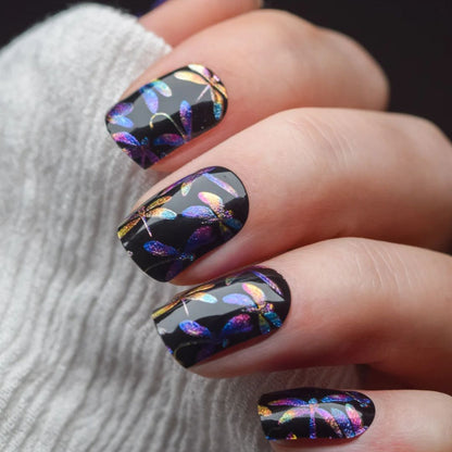 COSMIC DRAGONFLY | UÑAS DE GEL