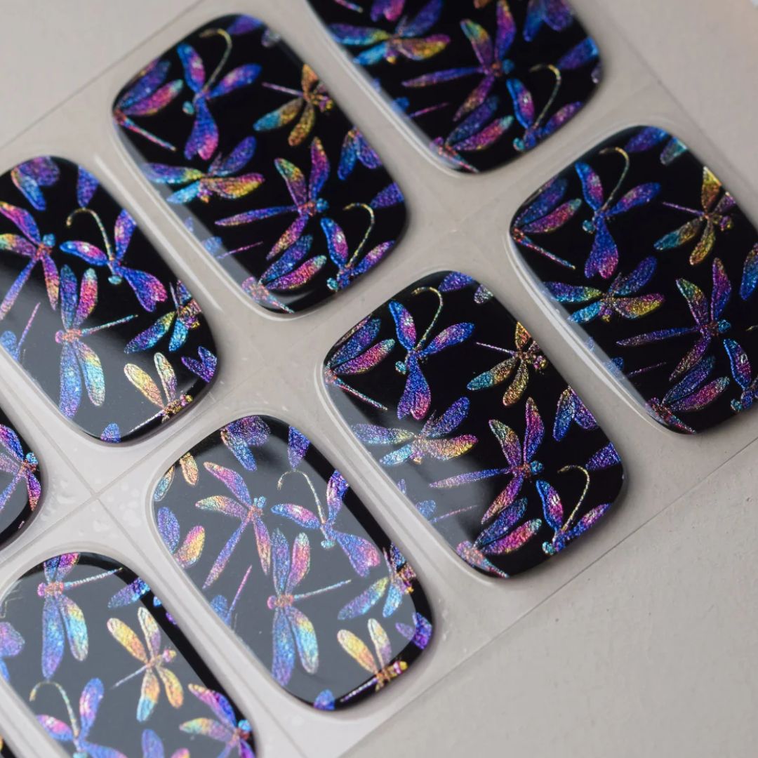 COSMIC DRAGONFLY | UÑAS DE GEL
