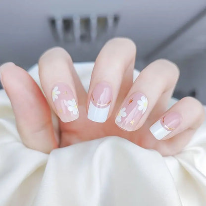 FRENCH DAISY | UÑAS DE GEL