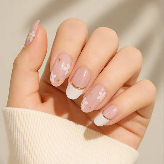 FRENCH DAISY | UÑAS DE GEL