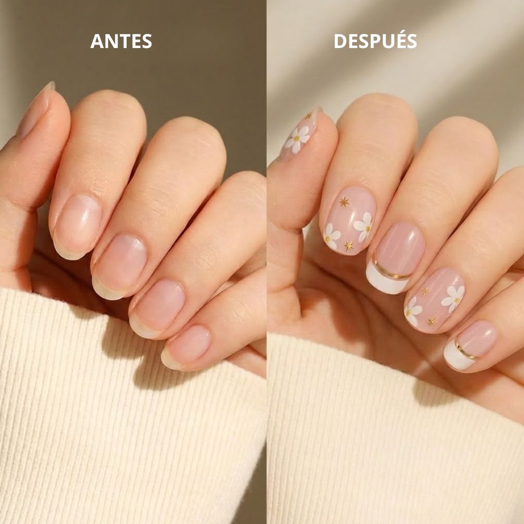 FRENCH DAISY | UÑAS DE GEL