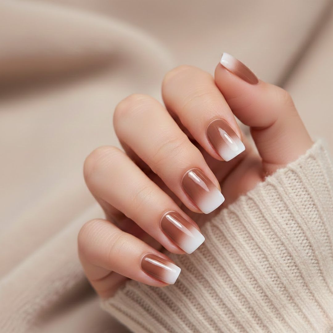 GRADIENT NUDE | UÑAS DE GEL