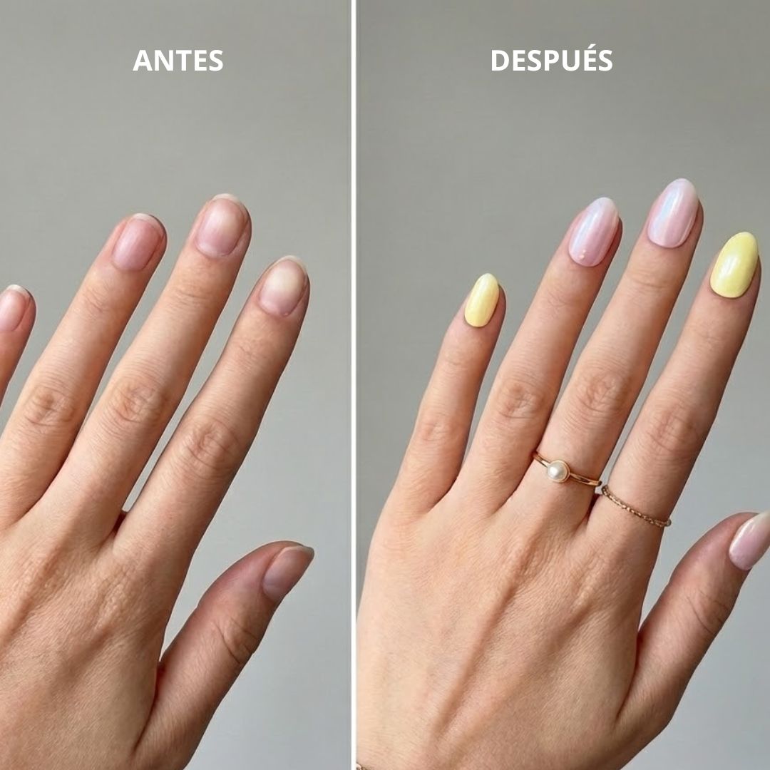 LEMON LILAC | UÑAS DE GEL