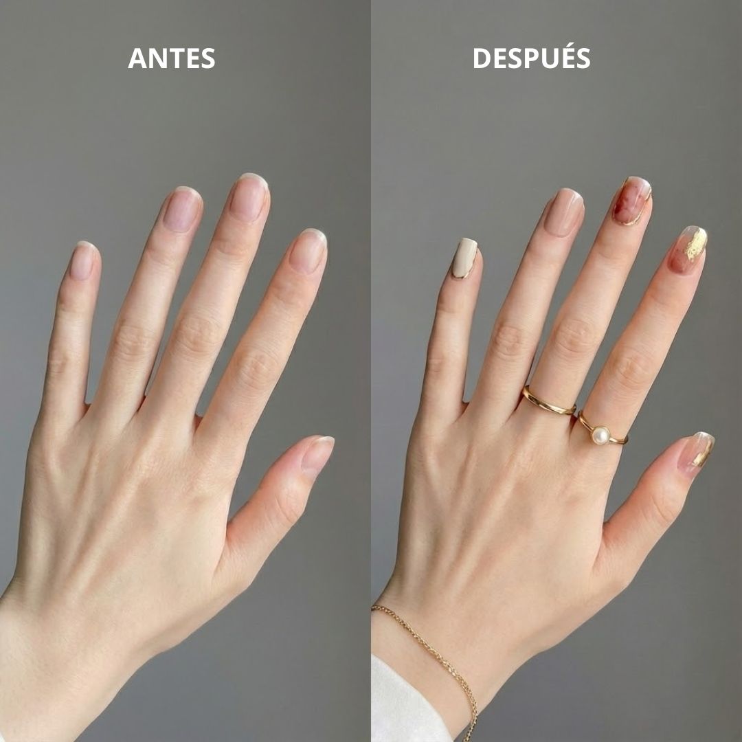 MARBLE SKIN | UÑAS DE GEL