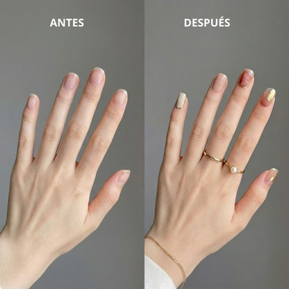 MARBLE SKIN | UÑAS DE GEL