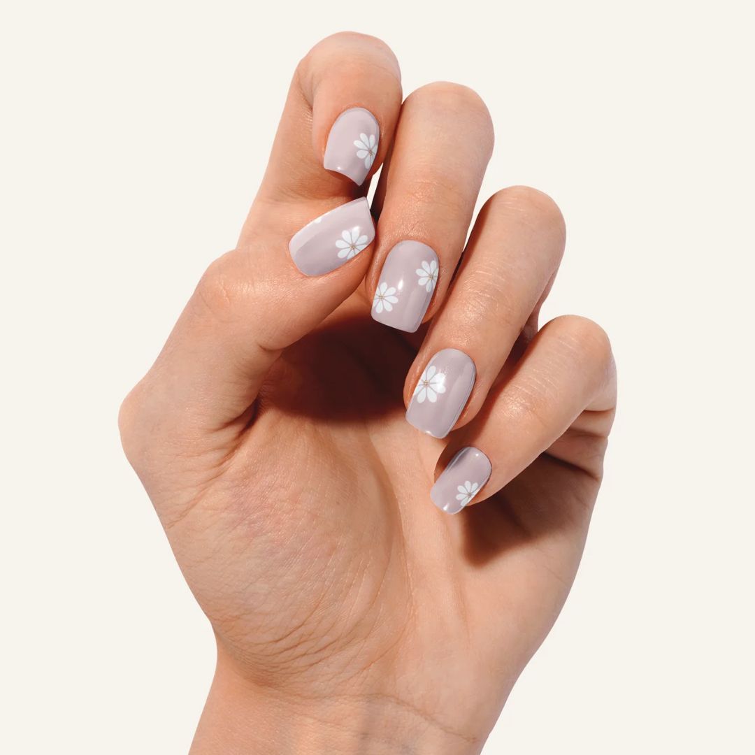 PURPLE FLOWER | UÑAS DE GEL