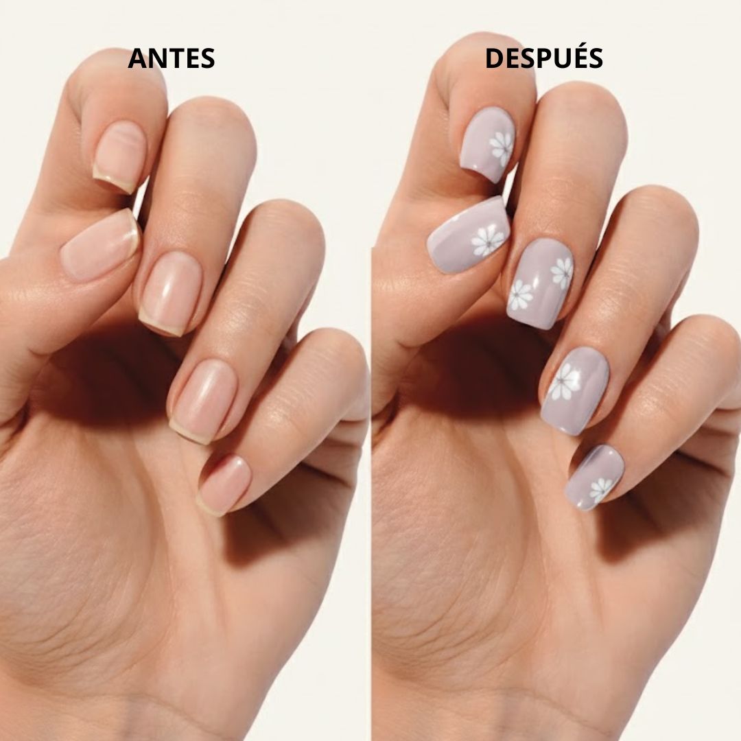 PURPLE FLOWER | UÑAS DE GEL