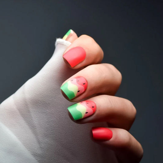 WATERMELON | UÑAS DE GEL