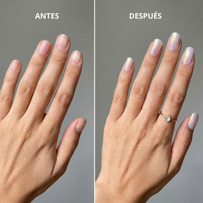 WHITE PEARL | UÑAS DE GEL