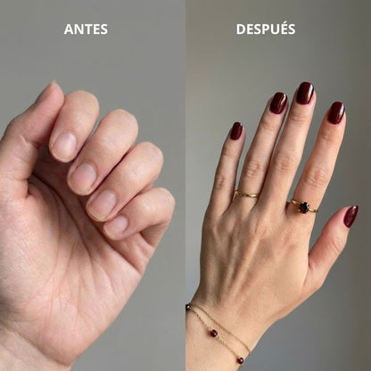 WINE RED | UÑAS DE GEL